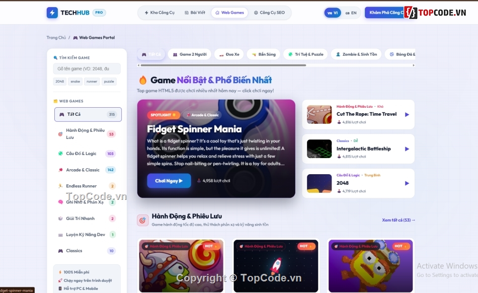 Web Tin Tức Laravel,Share Code Web Game,web game,web tool,website